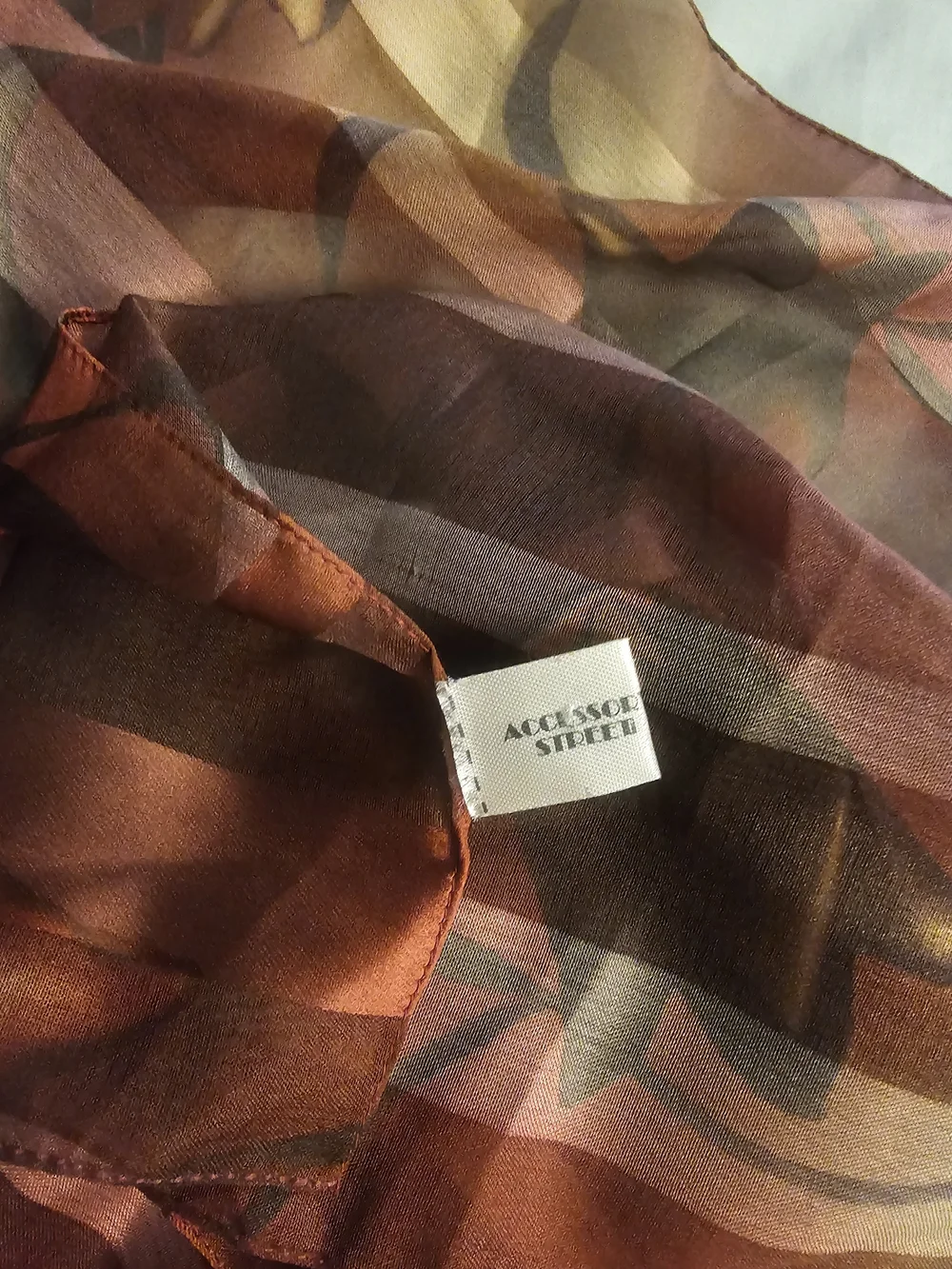VTG Liz Claiborne & Madewell Scarf Lot 4pc Mixed Material Accessory Bundle